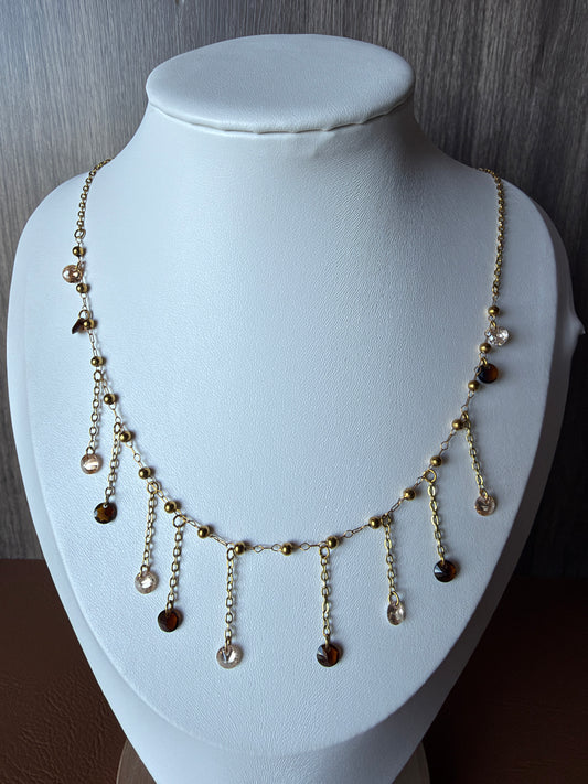 Collana Amber Rain