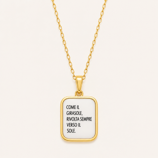 Collana Come il girasole