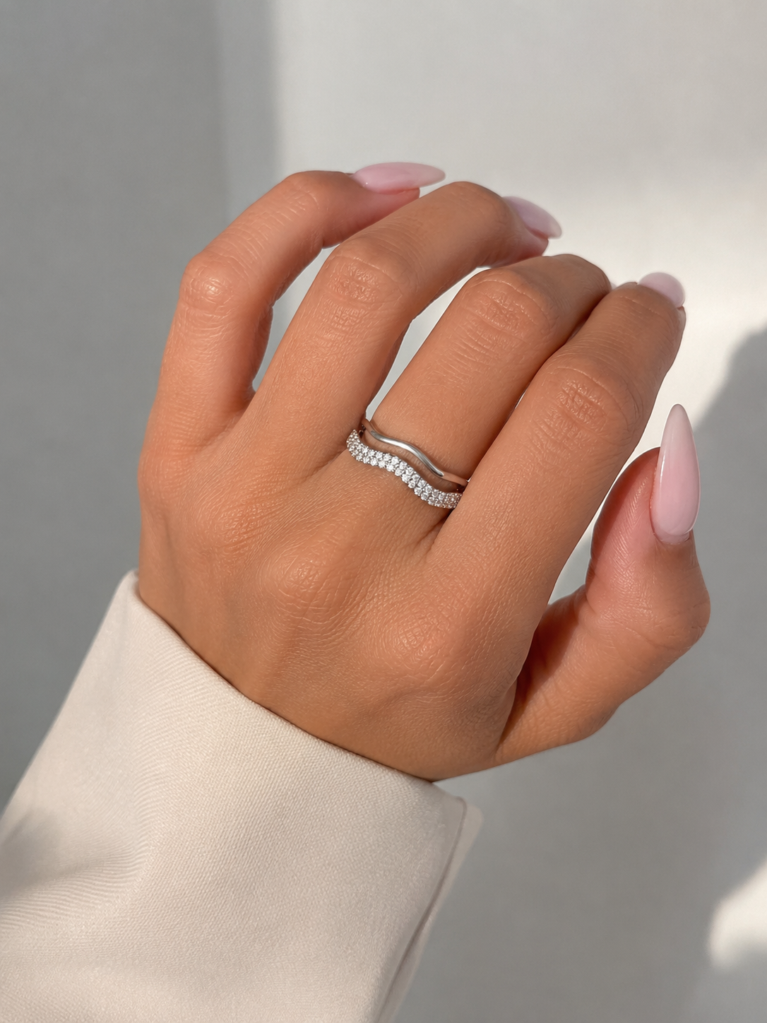 Anello Double Wave