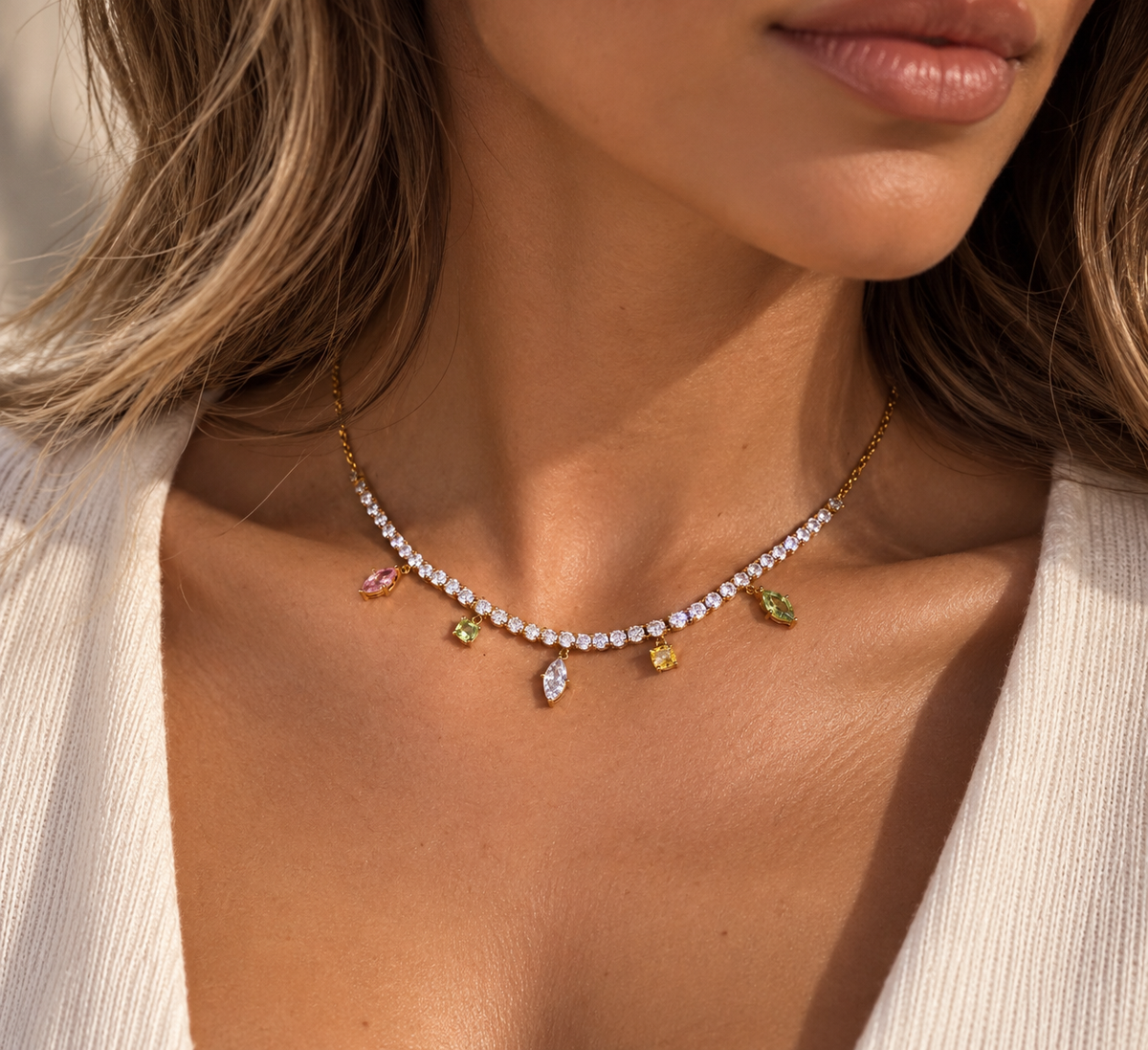Collana Crystal Charm