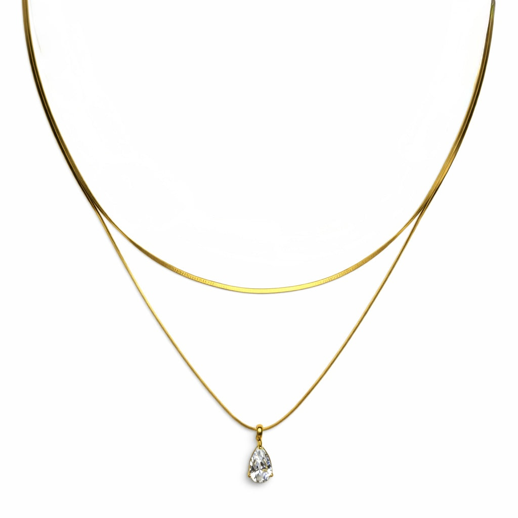 Collana Snake Goccia