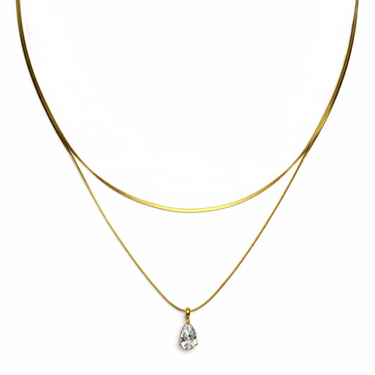 Collana Snake Goccia