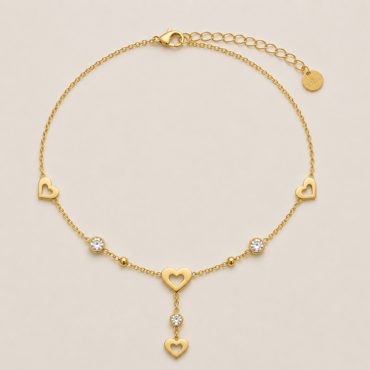 Cavigliera Amour Gold