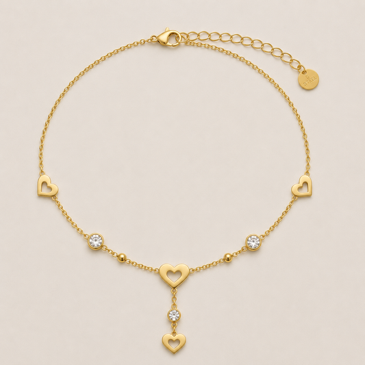 Cavigliera Amour Gold