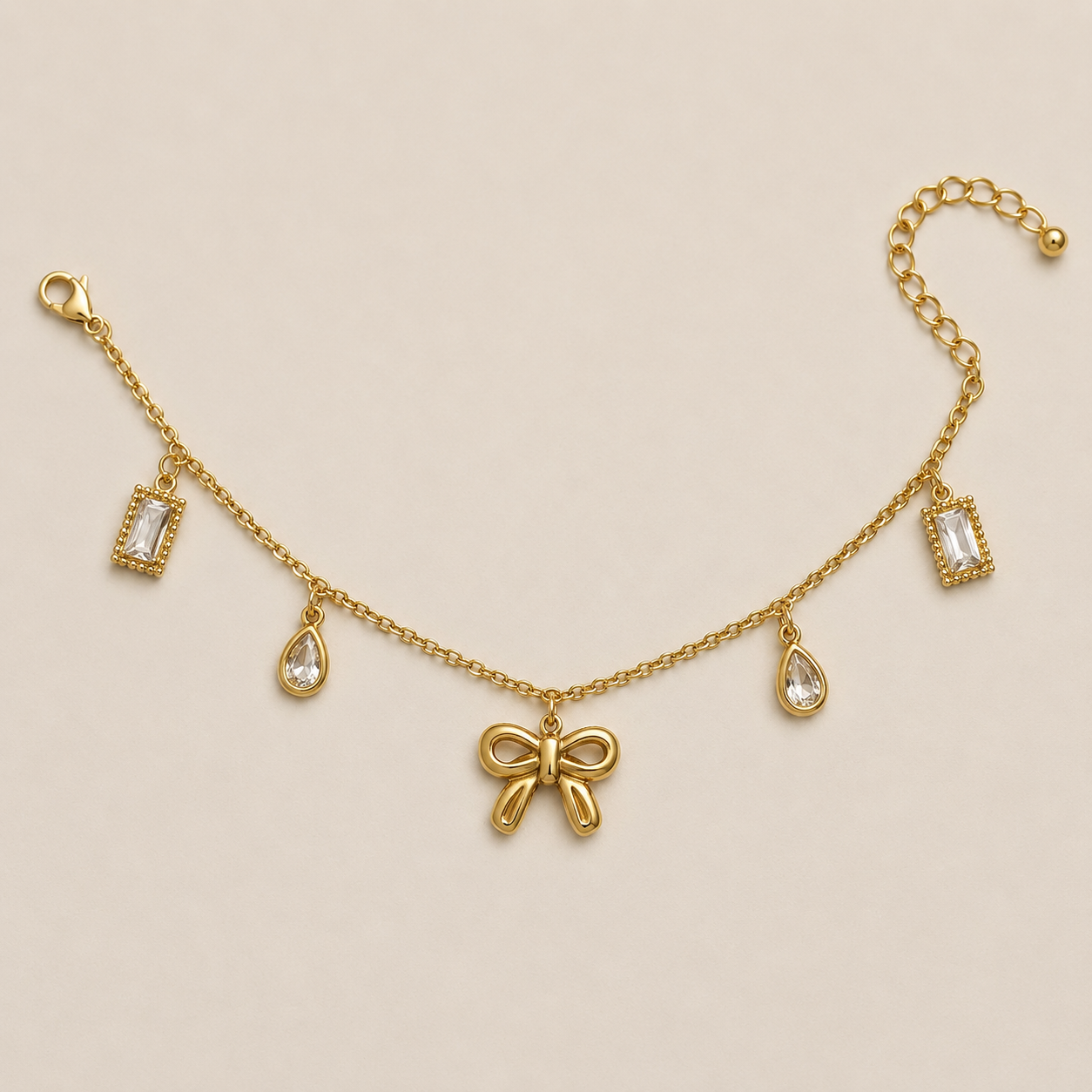 Cavigliera Coquette Gold