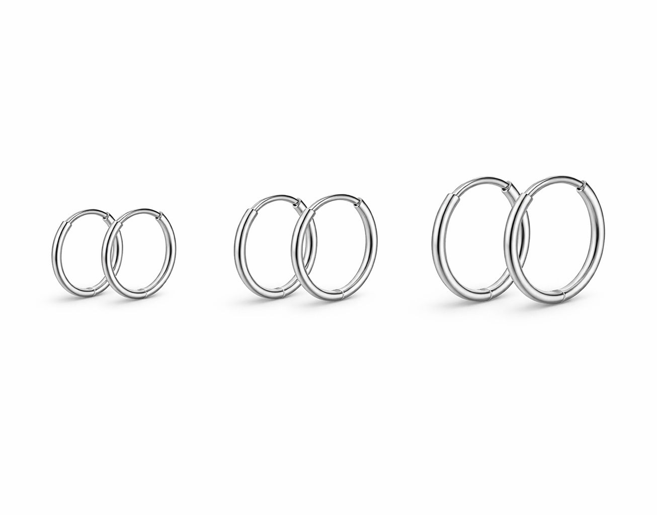 Orecchini Set Cerchietti Minimal