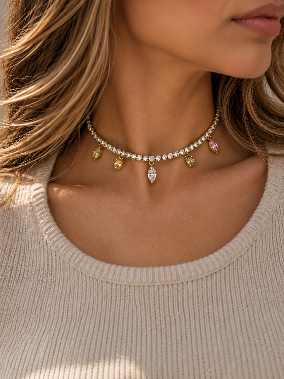 Collana Crystal Charm