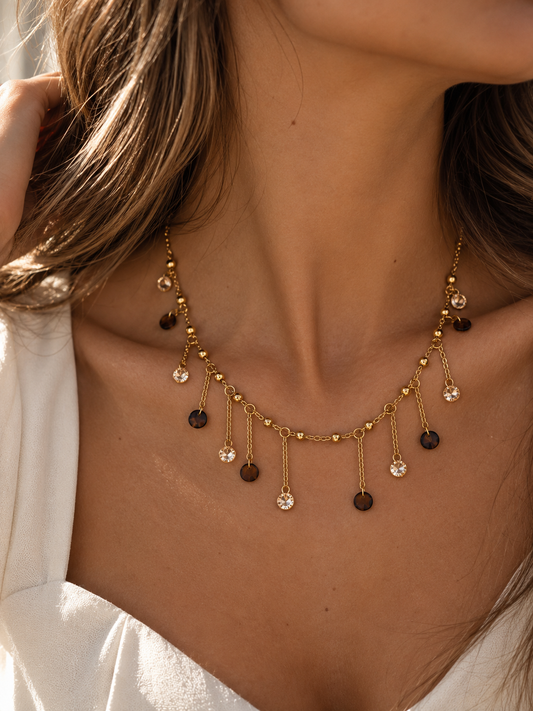 Collana Amber Rain