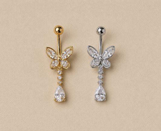 Piercing Ombelico Butterfly