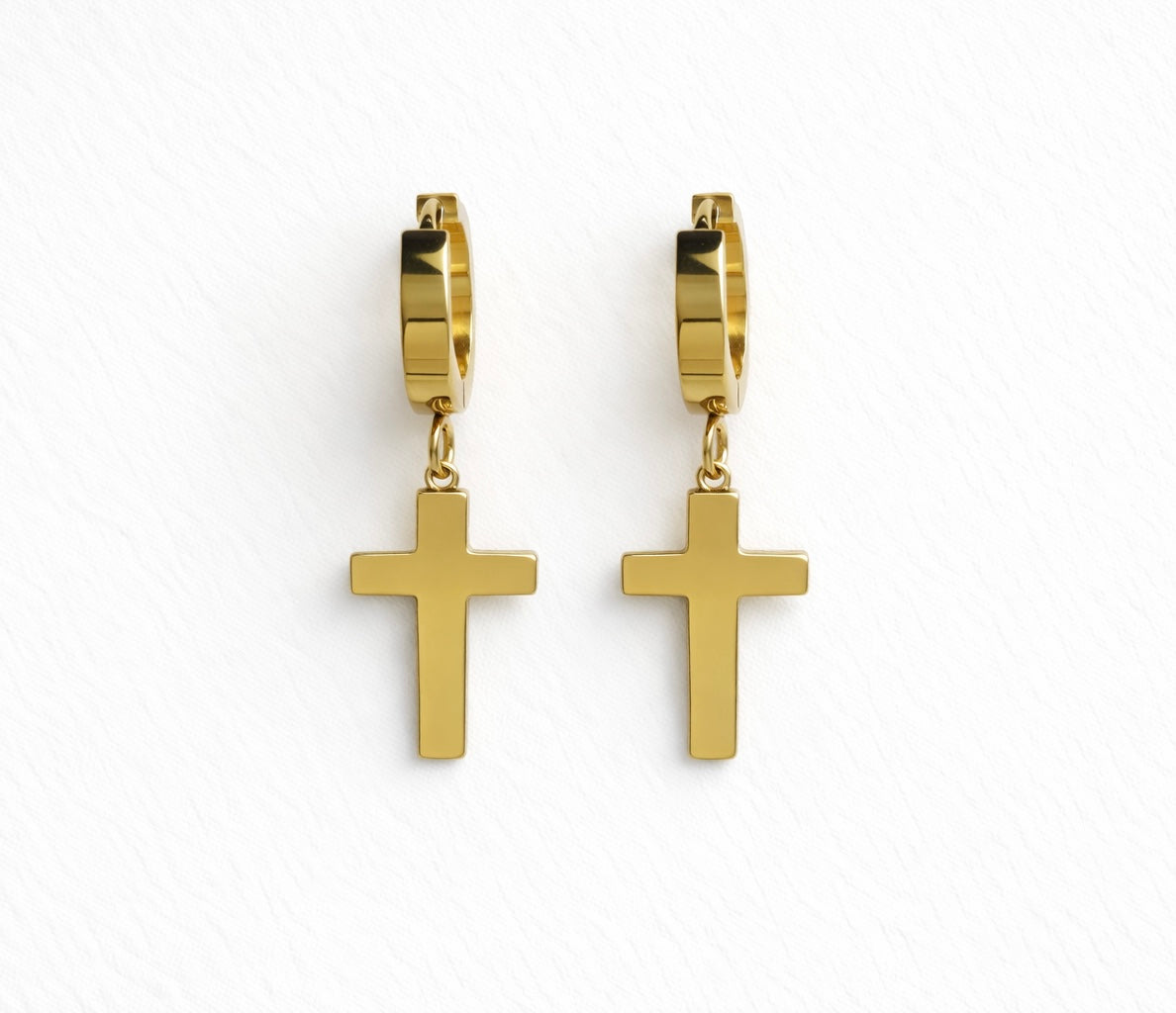 Orecchini Mini Hoop Cross