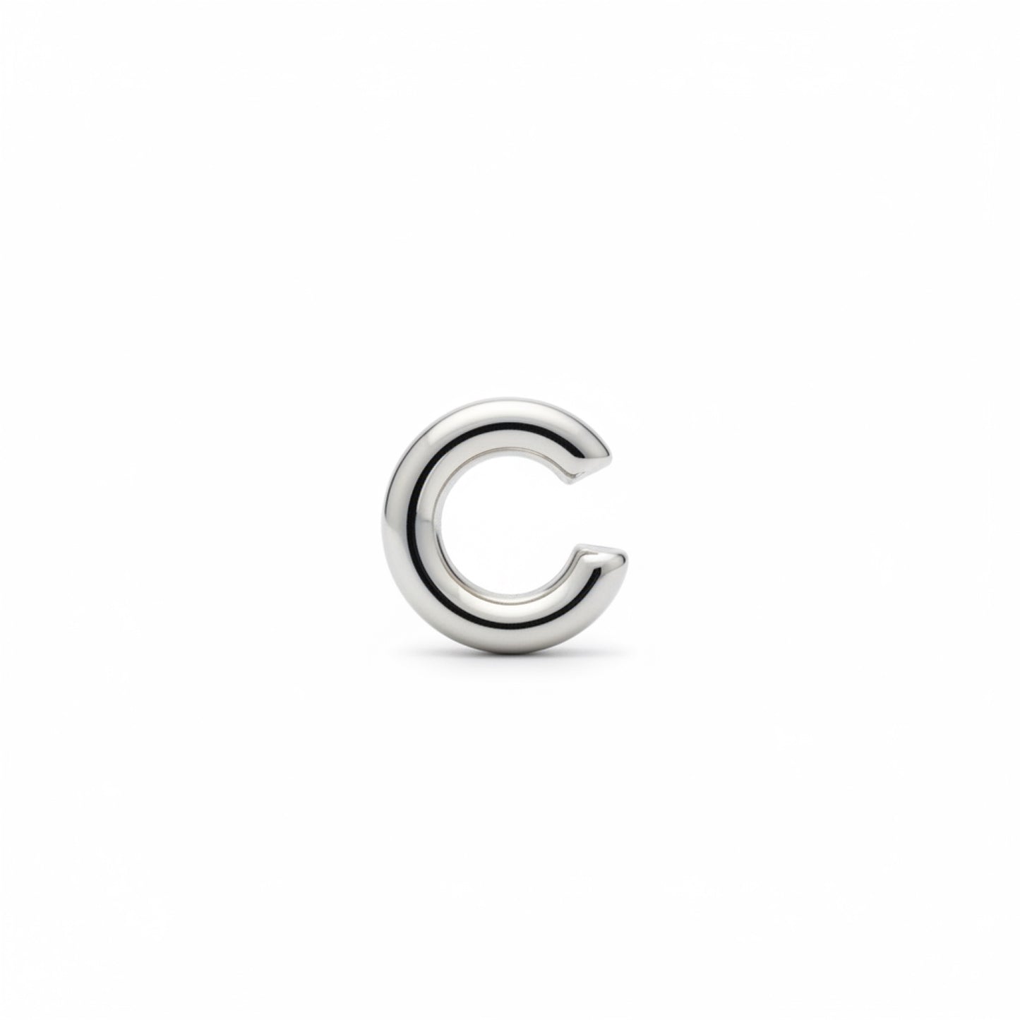 Ear Cuff Silver Bold
