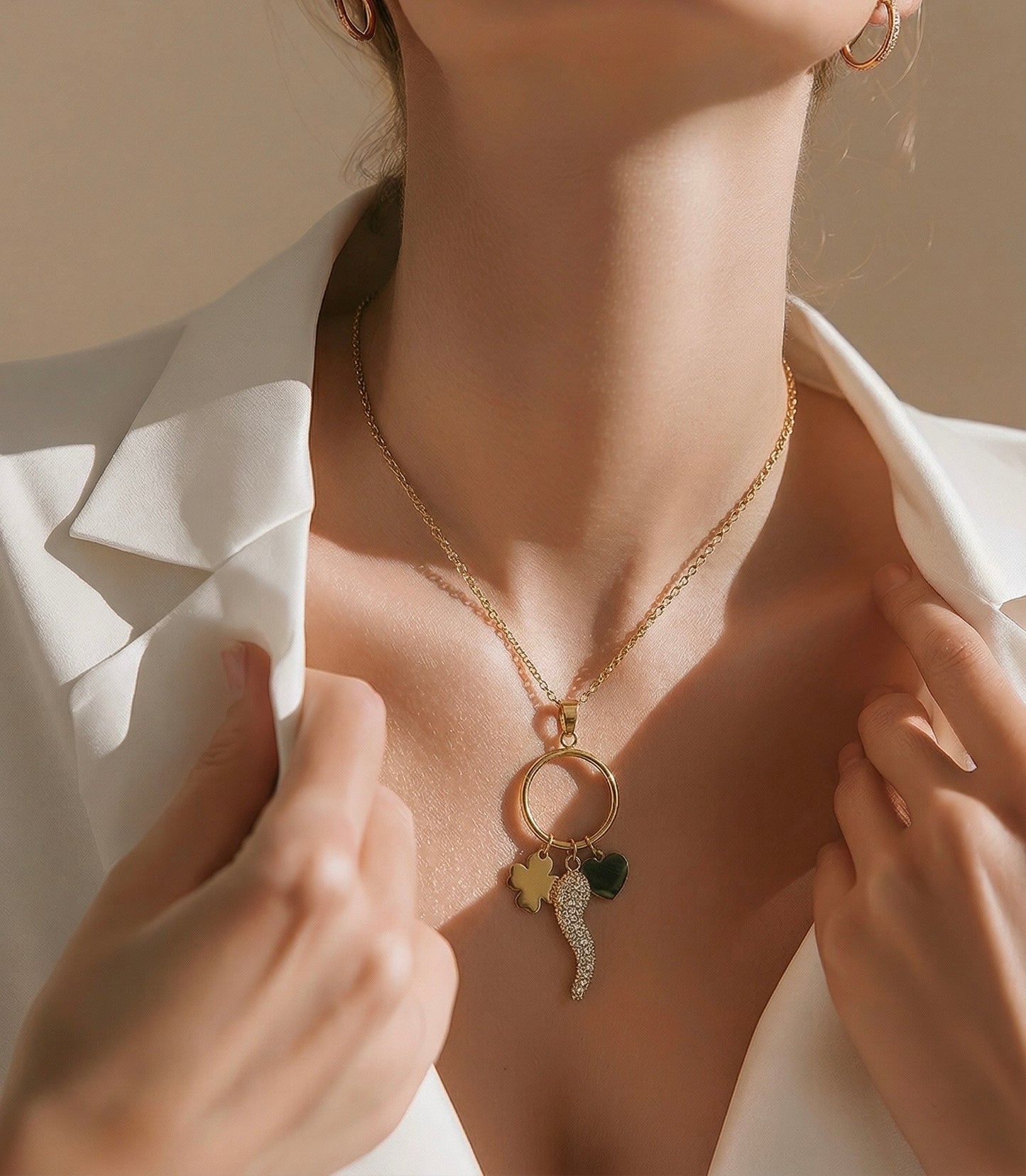 Collana Cornetto Lux Charms