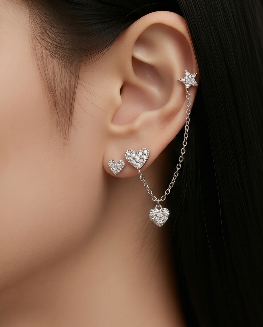 Orecchini Set Love Shine