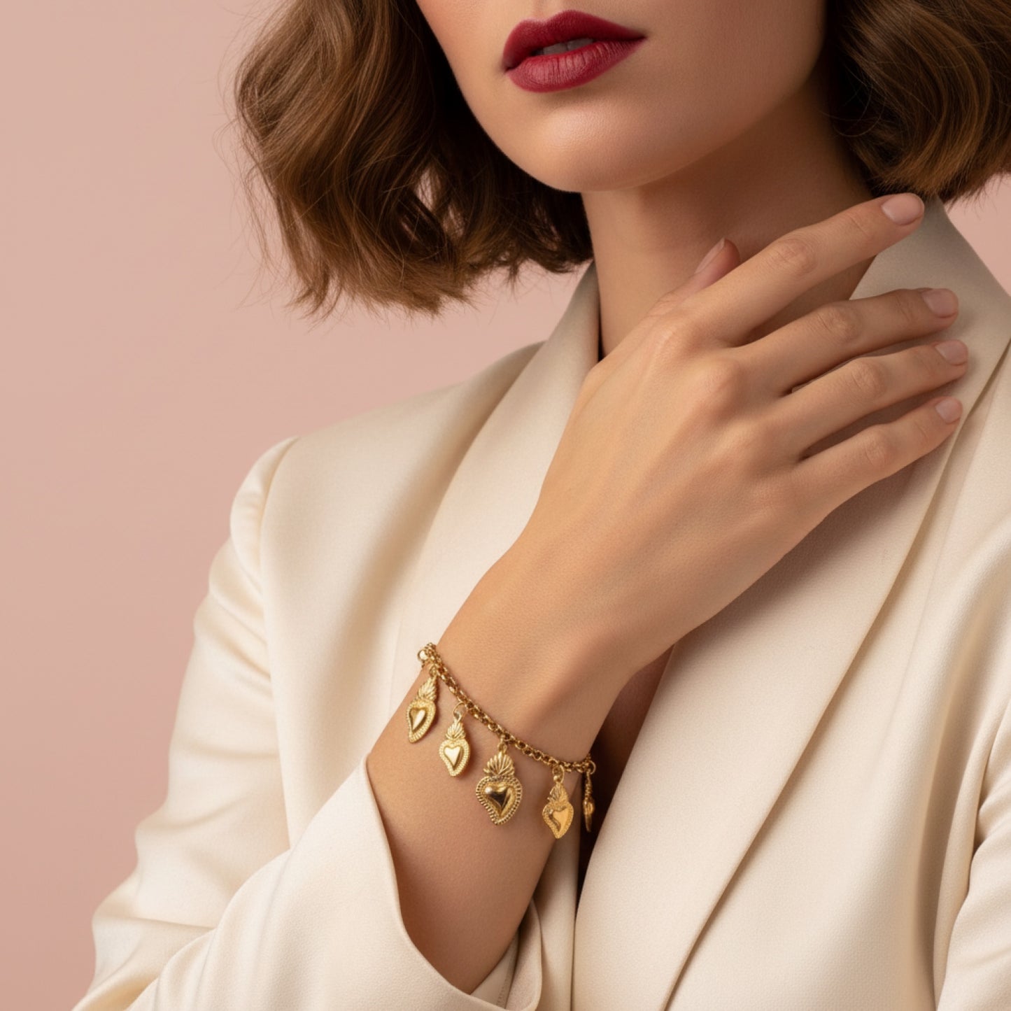 Bracciale Cuori Sacri