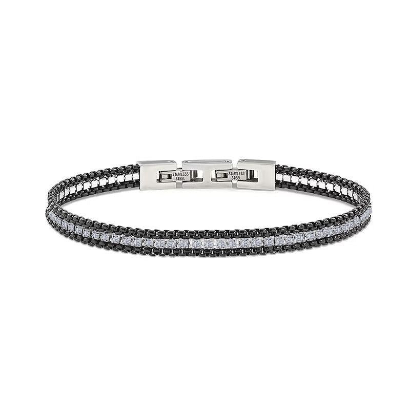 Bracciale Uomo Tennis Midnight