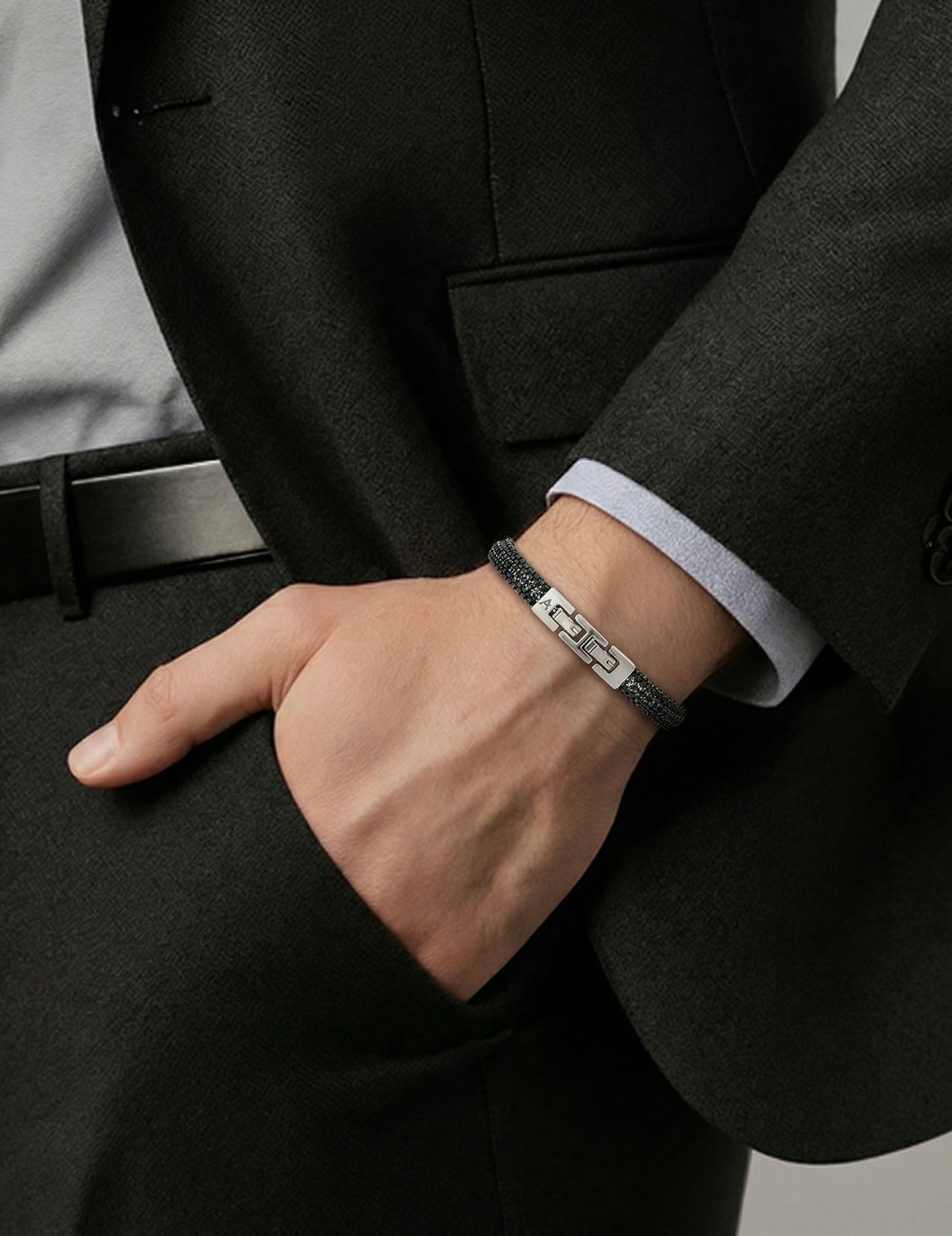 Bracciale Uomo Tennis Midnight